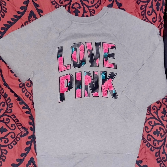 NWOT Victoria's secret pink pullover sweatshirt size small - Picture 6 of 8